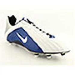 Nike Mens Super Speed D Lowtop White/Dark Royal Blue Football Shoes