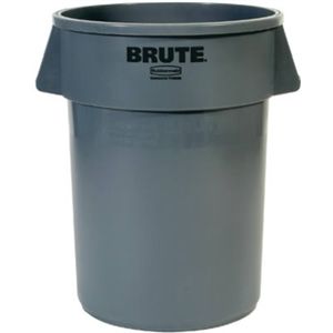 Rubbermaid Comm Prod 2643 00 GRAY 44GAL GRY Trash Can