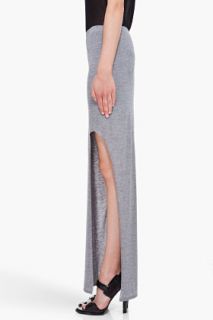 Helmut Heather Grey Kinetic Skirt for women