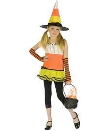 Candy Corn Witch Kids Costume   Large Toys & Games