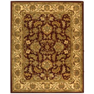 Handmade Heritage Kashan Red/ Ivory Wool Rug (83 x 11) Today $407