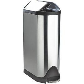 simplehuman CW1431 30 Liter Butterfly Step Can, Brushed