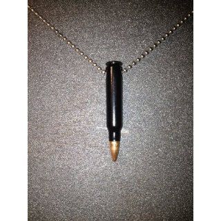 Black .223 Remington Bullet Necklace 