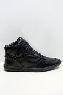 Schmoove  Cup Mid Cut Black Sneakers for men