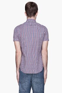 G Star Red And Blue Checked Western Shirt for men
