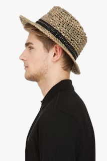 Lanvin Straw Sydney Fedora for men