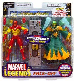 Marvel Legends Face Off Iron Man Vs. Mandarin Toys