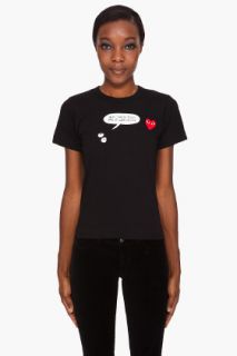Comme Des Garçons Play  Collaboration Talk T shirt for women