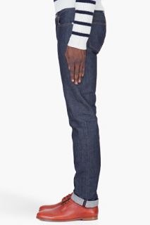 A.P.C. Dark Indigo Raw Denim Petit Standard Jeans for men