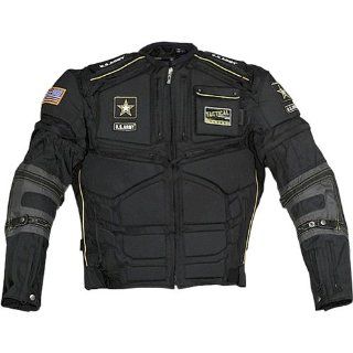 Power Trip U.S Army Flak Mens Textile Street Racing Motorcycle Jacket
