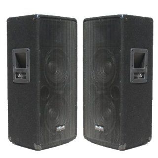 Seismic Audio   Pair of Dual 10 PA DJ Club SPEAKERS 600