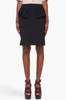 Marc By Marc Jacobs Black Frilled Hannah Skirt for women