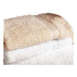 Martex Brentwood T9072 White Wash Towel, White, 13x13, PK 48