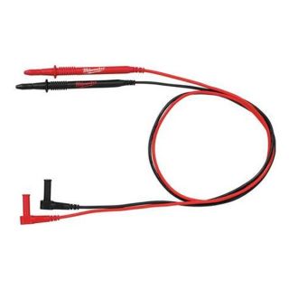 Milwaukee 49 77 1001 Test Leads, 55 In. L, Black/Red, 1000VAC