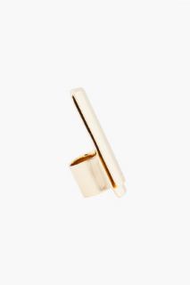 Maison Martin Margiela Brass Long Ring for women