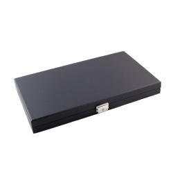 Lockable Black Leatherette Jewelry Ring Display Storage Case