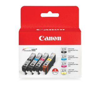 Canon CLI 221 2946B004 4 Color Value Pack in Retail
