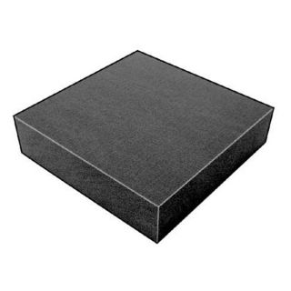 Approved Vendor 5GDC8 Foam Sheet, 300135Poly, Charcoal, 1/2x36x36