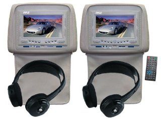 Pyle   Adjustable Headrests 7 TFT/LCD Monitor w/ Built