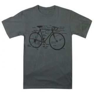 Happy Family Retro Racing Bike Diagram Mens T Shirt