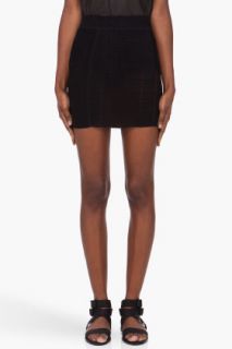 Damir Doma Black Stretch Miniskirt for women