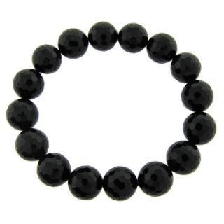 Black Onyx 140ct TGW Stretch Bracelet