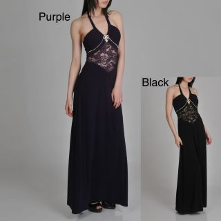 Womens Lace Inset Long Dress Today $140.14   $154.99