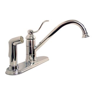 Price Pfister Portland Polished Chrome One handle Kitchen Faucet Today