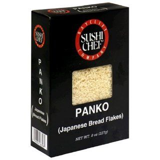 Sushi Chef Panko Japanese Bread Flakes, 8 Ounce Boxes (Pack of 6