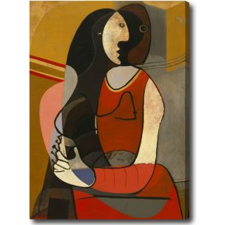 Pablo Picasso Seated Woman Oversized Oil on Canvas Art