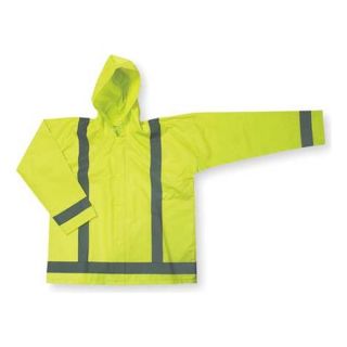 Condor 4GE63 Jacket w/Detach Hood, Hi Vis Ylw/Grn, M