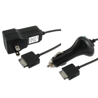 Black Car and Travel Charger for Microsoft Zune