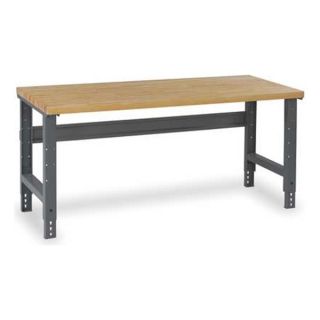 Tennsco WBA 1 3072W Workbench, 72Wx30Dx29 5/8 to 37 1/8 in. H