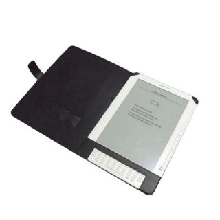  Kindle DX Leather Case Black