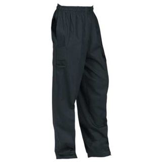 Fashion Seal 40008 2XL Unisex Chef Pants, 2XL, Black Be the first to