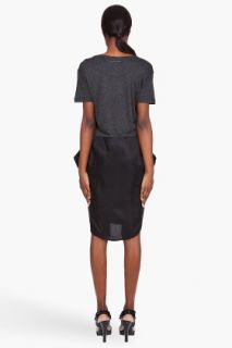 MM6 Maison Martin Margiela Charcoal Pocket Dress for women