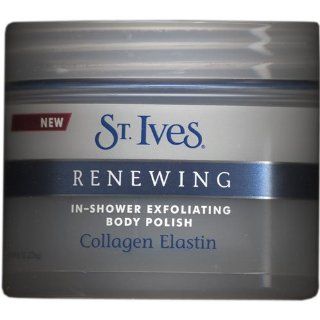 Shower Exfoliating Body Polish, Collagen Elastin 8 oz (226 g) Beauty