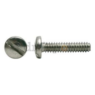 DrillSpot 71475 1 #8 32 x 7/16" Slotted Pan Head Machine Screw 18 8 Stainless Steel, Pack of 1000