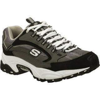 Mens Skechers Stamina Nuovo Charcoal/Black Today $48.95 4.8 (9