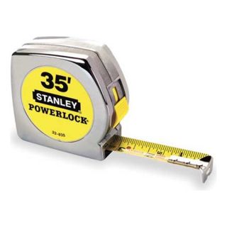 Stanley 33 835 Measuring Tape, 35 Ft x 1 In, Forward Lock