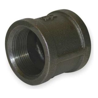 Approved Vendor 1LBZ1 Coupling, Black Malleable Iron, 2 In