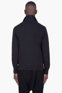 G Star Black Smith Vest Zip Sweater for men