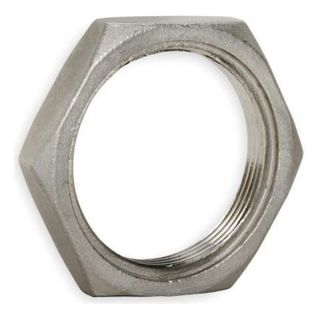 Approved Vendor 1LUK4 Locknut, 3/8 In, 304 Stainless Steel