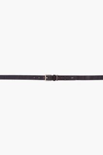 Diesel Black Embossed Bersel Belt for men