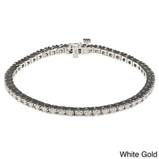 14k Gold 1 3/4ct TDW Diamond Tennis Bracelet (I J, I2)
