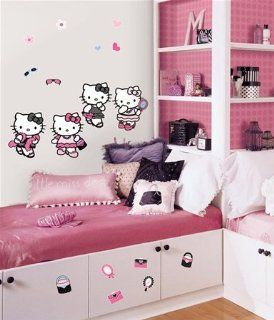 Magnificent Peel & Stick By RoomMates Hello Kitty Dress Up