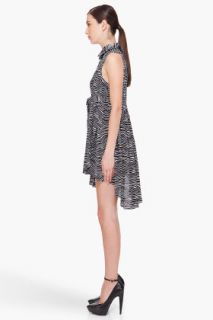 Pierre Balmain Silk Zebra Print Dress for women