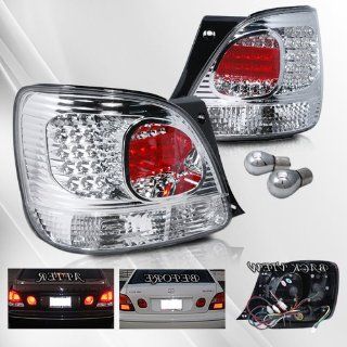 Lexus GS300, GS400 98 99 00 LED Tail Lights ~ pair set (Chrome