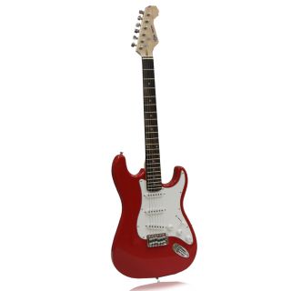 SVP dr. Tech MSJ R1 Distressed Tele Design Red/ White Electric Guitar