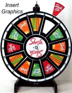 24 Insert Your Own Graphics Prize Wheel Sports
